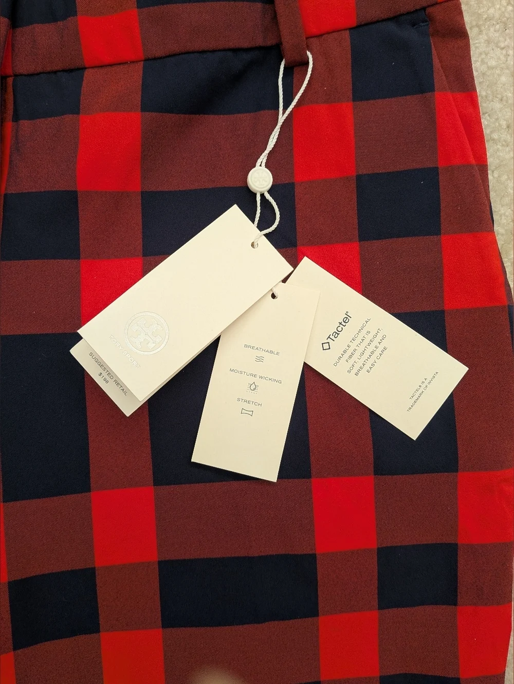 NWT Tory Burch Twill Golf Pants 6